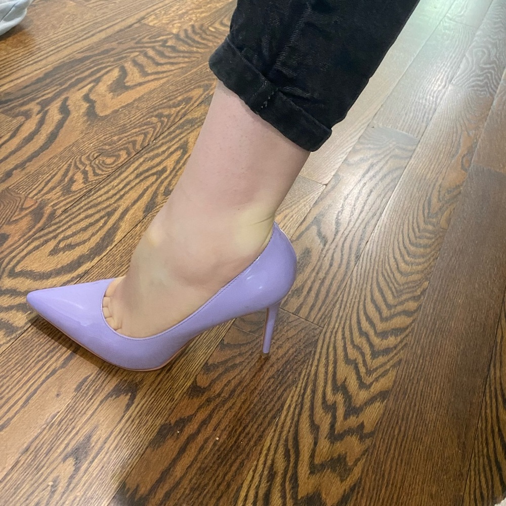 Elegant Lavender High Heel Pumps